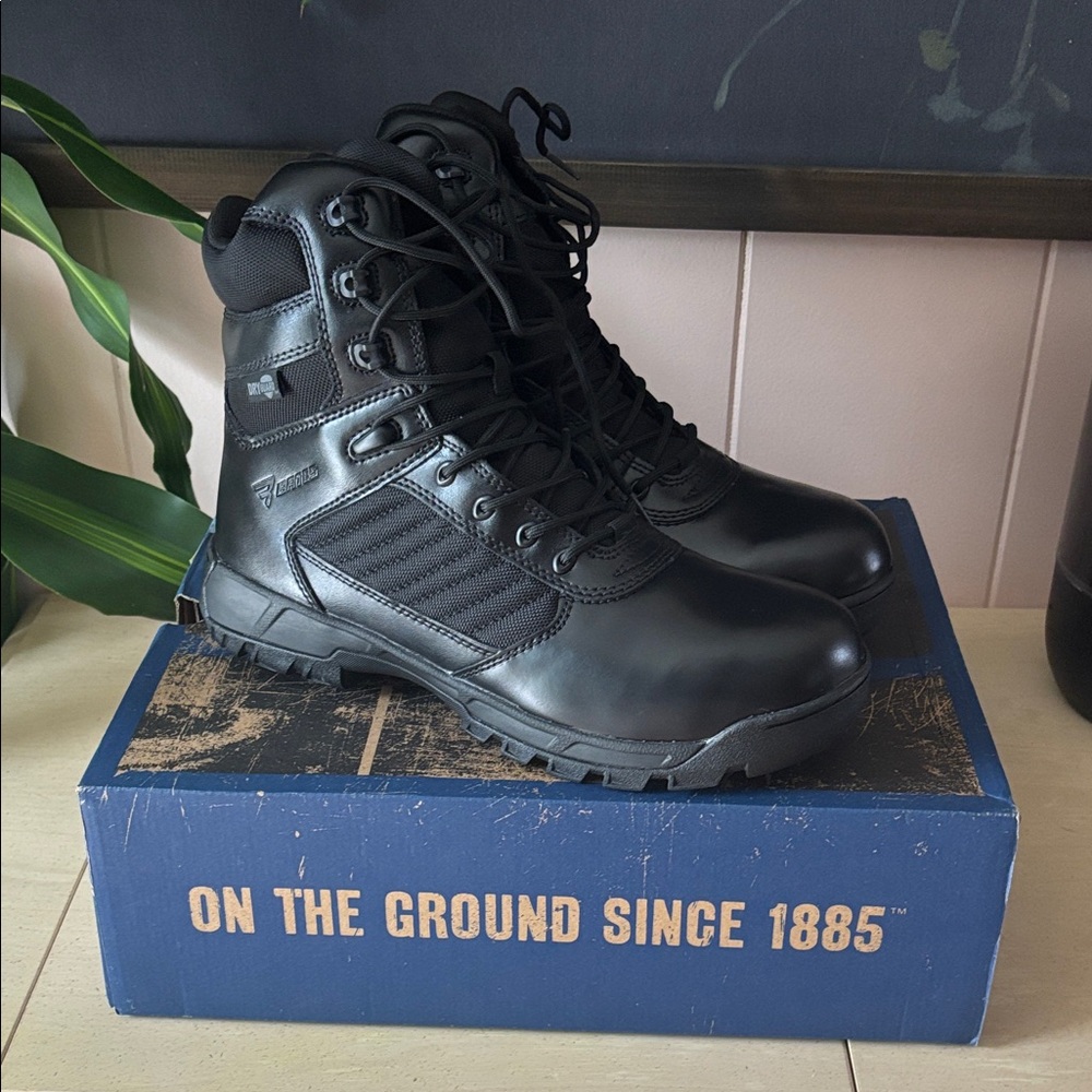 Bates Men's Black Tactical Lace-Up Boots NWT